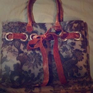 Purse with Floral Design